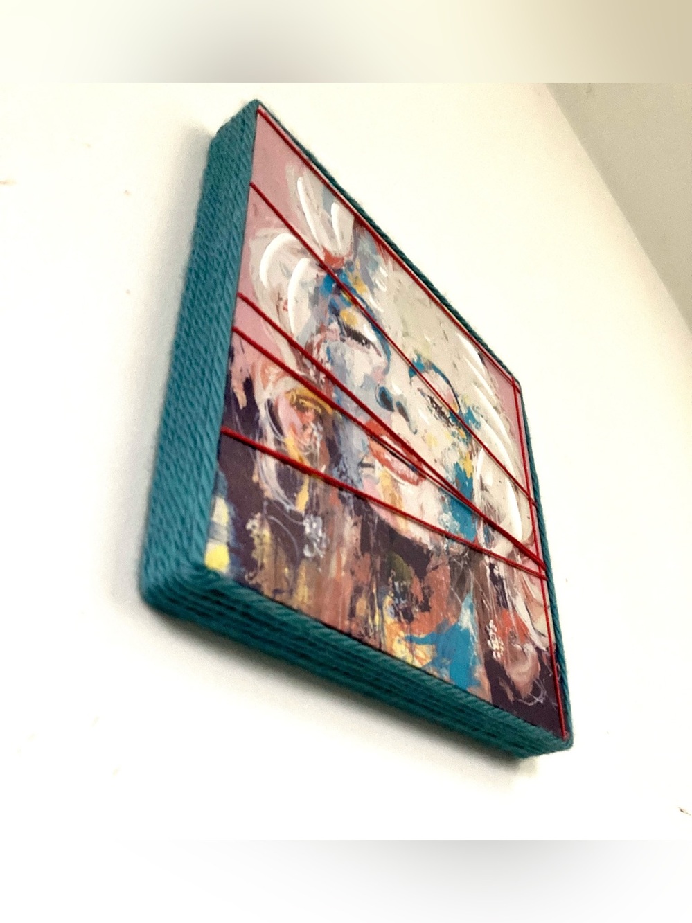 Upcycled Marilyn Monroe Stretched Canvas Print
